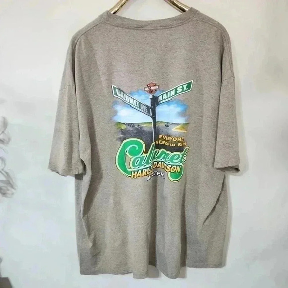 HARLEY Davidson Indiana Unisex tee. Size XXL - Picture 5 of 8